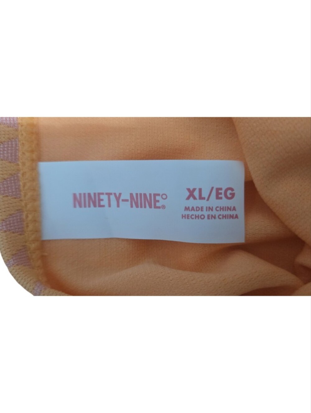 Niney-nine Bikini Bottoms Peach Gwometric Swimwear Beach Swimwear Resortwear - Picture 5 of 8